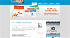 Desktop Screenshot of conversionepdf.com